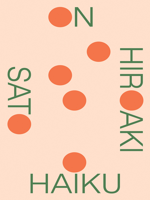Title details for On Haiku by Hiroaki Sato - Available